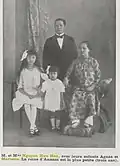 Family of Nguyễn Hữu Hào, Nam Phuong (middle) at 3 years old.