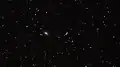 C/2017 T2 (right) passing near Messier 81 and Messier 82 on May 22, 2020