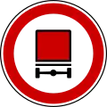 No vehicles carrying dangerous goods