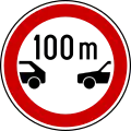Minimum safe distance