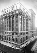 The Power Building, company headquarters, at the corner of Craig (Saint-Antoine) and Saint-Urbain, c. 1930.