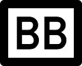 Route BB marker