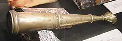 A late 19th-century speaking trumpet used by firefighters