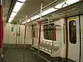 Train front compartment