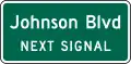 D3-2 Advance street name (2-lines)