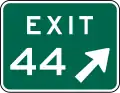 E5-1a Exit Gore (1 or 2 Digits)