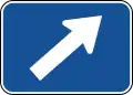 M6-2 (D) Diagonal Right Directional Arrow
