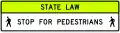 R1-9a Overhead pedestrian crossing