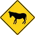 W11-19 Donkey