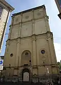 Facade of the Jesuit church in Maastricht