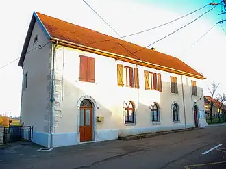 The town hall in Bretigney-Notre-Dame