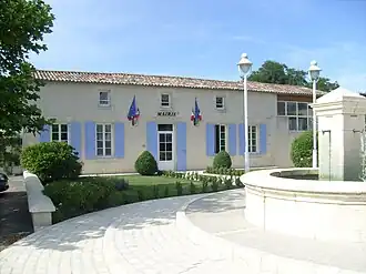 The town hall in Saint-Thomas-de-Conac