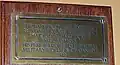 Maj Stuart Forbes plaque