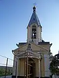 Another exterior view of the church.