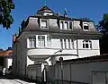 Block of two villas in Mandlstraße 8/10, where Olaf Gulbransson lived from 1905[7]