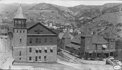 Manitou Mineral Water Bottling Plant (left) and Manitou Bathhouse