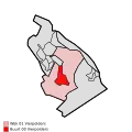 Location in the municipality