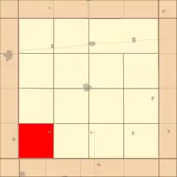 Location in Fillmore County
