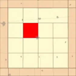 Location in Fillmore County
