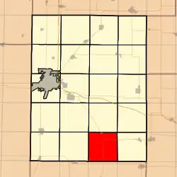 Location in Knox County