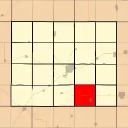 Location in Crawford County