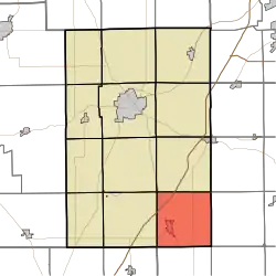 Location in Huntington County