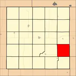 Location in Jewell County