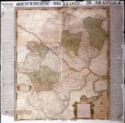 Map of the Kingdom of Aragon