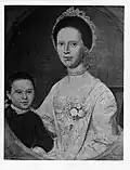 Margaret Parker (nee Elligood), by Cosmo Alexander, 1771