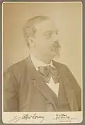 Photographic portrait of Marie Alfred Cornu, photographed by Nadar