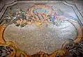 The inlaid tombstone of Cardinal Mario Mellini (1760)