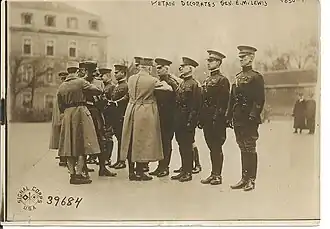 Marshall Petain awards Gen. Lewis Commander, Legion of Honor