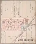 Map from 1877 Warren County Atlas