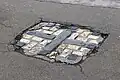 Cross marking the site of the executions in Broad Street