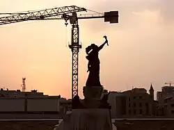 Martyrs' Square at sunset