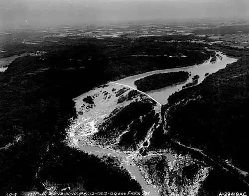 Aerial view, 1945