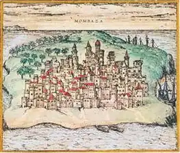 Image 15In 1698, the Portuguese in Mombasa surrendered to a joint Somali-Ottoman force. (from History of Somalia)