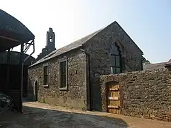 Medieval church in Bellewstown townland