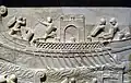 Relief from the first half of the 1st century depicting the naval battle at Actium