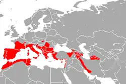 Map of range