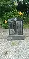 Memorial stone for the last years at St. Patrick's
