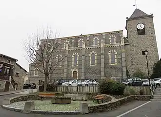The church of Messimy in 2017.