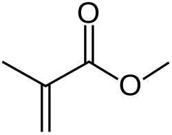 Methyl methacrylate, precursor to "perspex" (plexiglass)