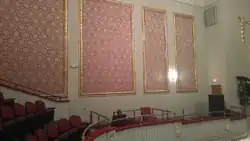 House left balcony.