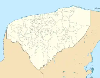 Chicxulub crater is located in Yucatán (state)