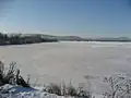 The Miass pond, Proletarskaya street. November 16, 2014.