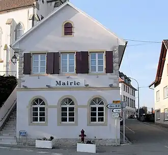 The town hall in Michelbach-le-Haut