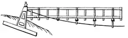 Micklewood Bridge as illustrated by Charles Drewry, 1832