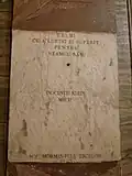 1923 Romanian memorial to Bishop Micu-Klein.