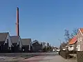 Stone chimney from former Van Hout factory